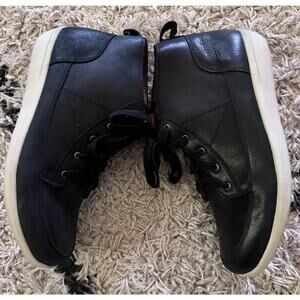 Vionic Shawna Black Waterproof Lace Up Boots Men's 9.5 Women's 11